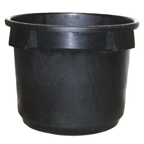 52 LITRE BLACK POT WITH HANDLE WITH HOLES